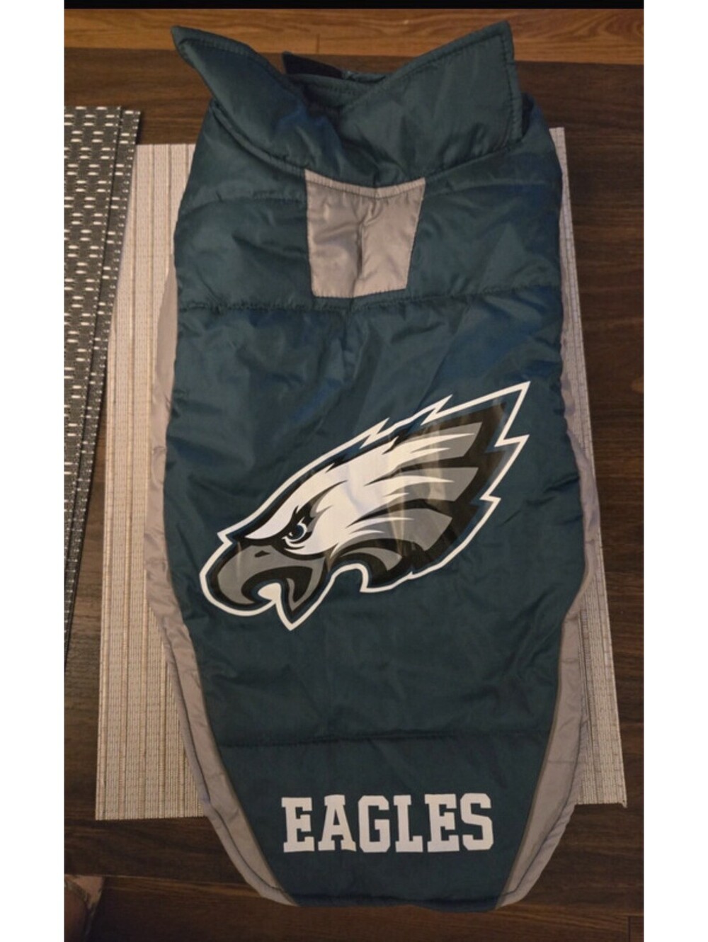 NWT Pets First NFL Philadelphia Eagles Dog/Cat Pet Puffer Warm Vest Size Large